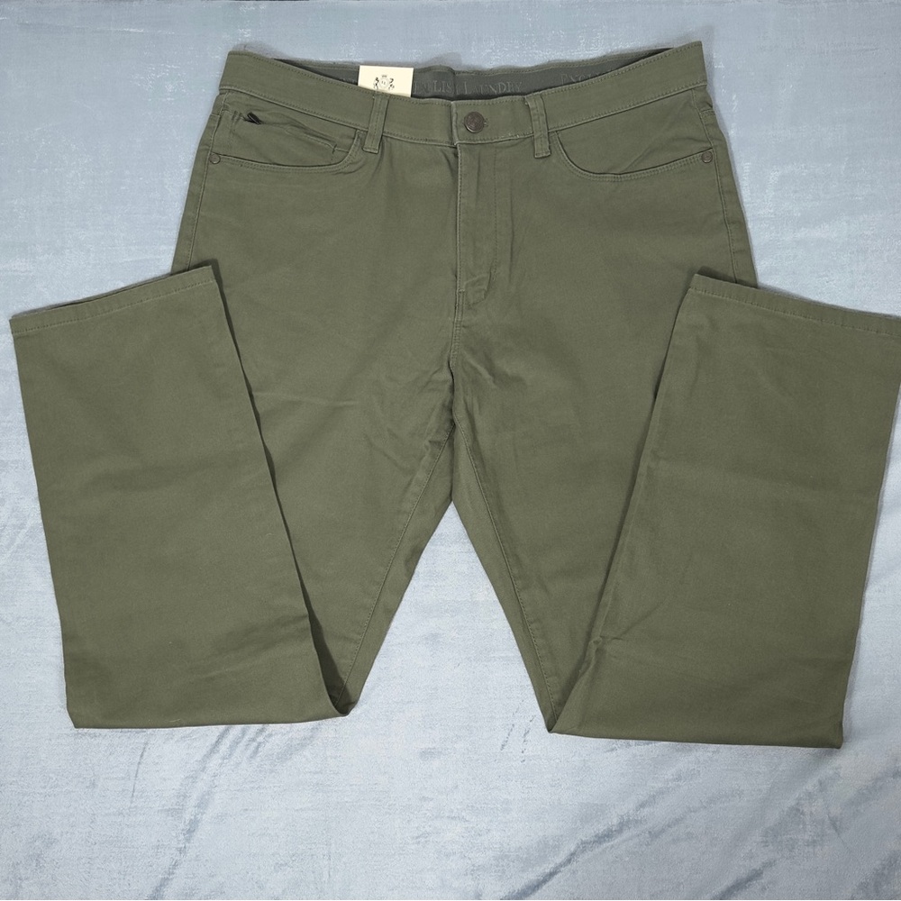 English Laundry Sage Green Shirt with Subtle Pattern